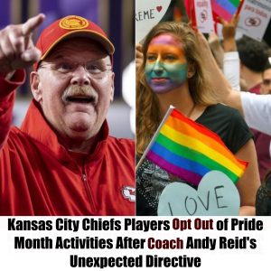 Breaking: Kansas City Chiefs Players Opt Out of Pride Month Activities After Coach Andy Reid's Unexpected Directive.