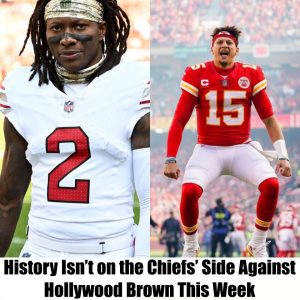 BREAKING NEWS: History Isn’t on the Chiefs’ Side Against Hollywood Brown This Week.