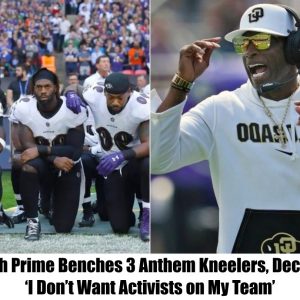 Breaking News: Coach Prime Benches 3 Anthem Kneelers, Declares ‘I Don’t Want Activists on My Team’.