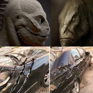 Viral video shows extinct dinosaurs evolved from ancient mermaids attacking and destroying people's cars at night