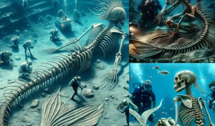 Unveiling the Mysteries: Discovering Underwater Remains of Alleged Alien Mermaids.