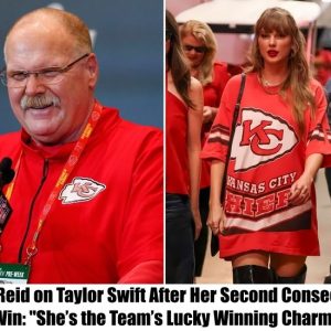 HOT NEWS: Andy Reid on Taylor Swift After Her Second Consecutive Win: "She’s the Team’s Lucky Winning Charm".