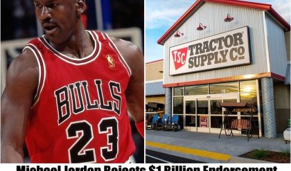 HOT NEWS: Michael Jordan Rejects $1 Billion Endorsement Deal from Tractor Supply Co.