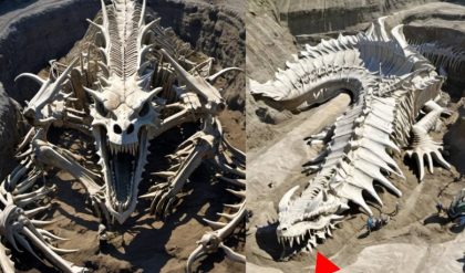 HOT NEWS: Unearthed Marvel: Chinese Expedition Unveils Breathtaking Dragon Fossil, Stunning the Archaeological World.