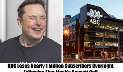 BREAKING NEWS: ABC Loses Nearly 1 Million Subscribers Overnight Following Elon Musk's Boycott Call.