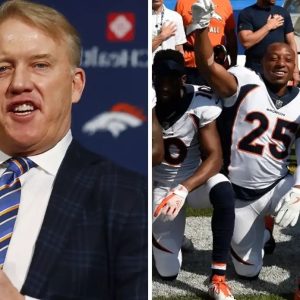 Coach Elway Issues Stark Warning: “Kneeling During the Anthem Will Lead to Team Ban”.