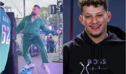 HOT NEWS: Patrick Mahomes Playfully Mocks Jason Kelce’s Wild Dance Moves: ‘Let Him Go Crazy!’ (VIDEO)