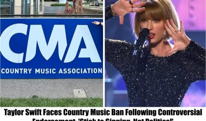 HOT NEWS: Taylor Swift Faces Country Music Ban Following Controversial Endorsement: 'Stick to Singing, Not Politics!'.