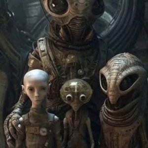 Familia de extraterrestres fotografiados en Tartaria las tierras ocultas detras del polo sur