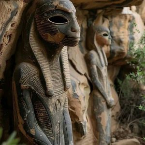 Artefactos extraterrestres descubiertos entre las arenas de Egipto.