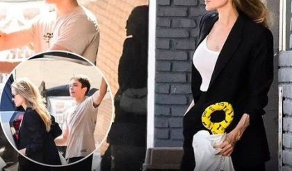 Angelina Jolie looks weary as she steps out with son Knox amid Brad Pitt drama