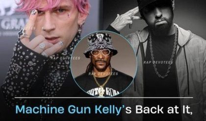 "I really laugh when I see young rappers saying they can sm0ke Eminem, Em takes no sh!t" Before you think of dîssiñg Eminem, Remember what he did to MGK. He gave MGK a Cáreér and end it ~ Snoop Dogg