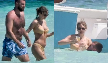 BREAKING NEWS: Travis Kelce Risks Suspension After Controversial Photos Surface of Him and Taylor Swift Getting Cozy in the Water.