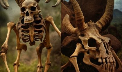 The Enigma of the Horned Man: Ancient Skeleton with Buffalo-Like Horns Unearthed in East Africa Baffles Archaeologists.