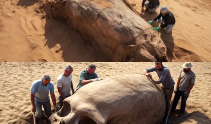 Staggering Find: Enormous Skeletons Unearthed in the Sahara Desert Leave Archaeologists in Awe!,